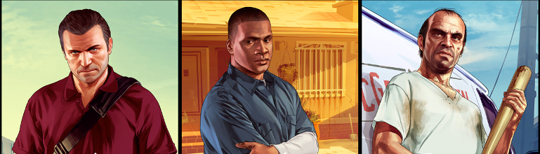 Grand Theft Auto V Michael Franklin And Trevor Trailers Rockstar Mag