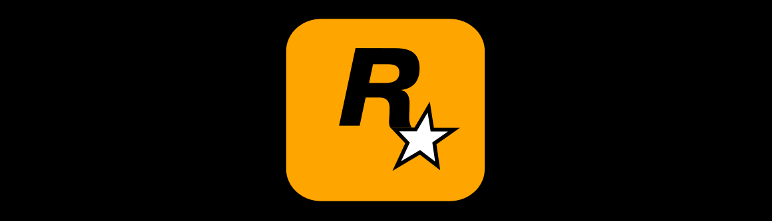 Bannière Rockstar Games - Développeurs de Grand Theft I à Grand Theft Auto VI