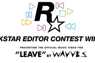 Bannière annonçant le vainqueur du concours Rockstar Editor