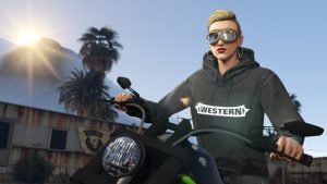 GTA Online Bikers Pull Western