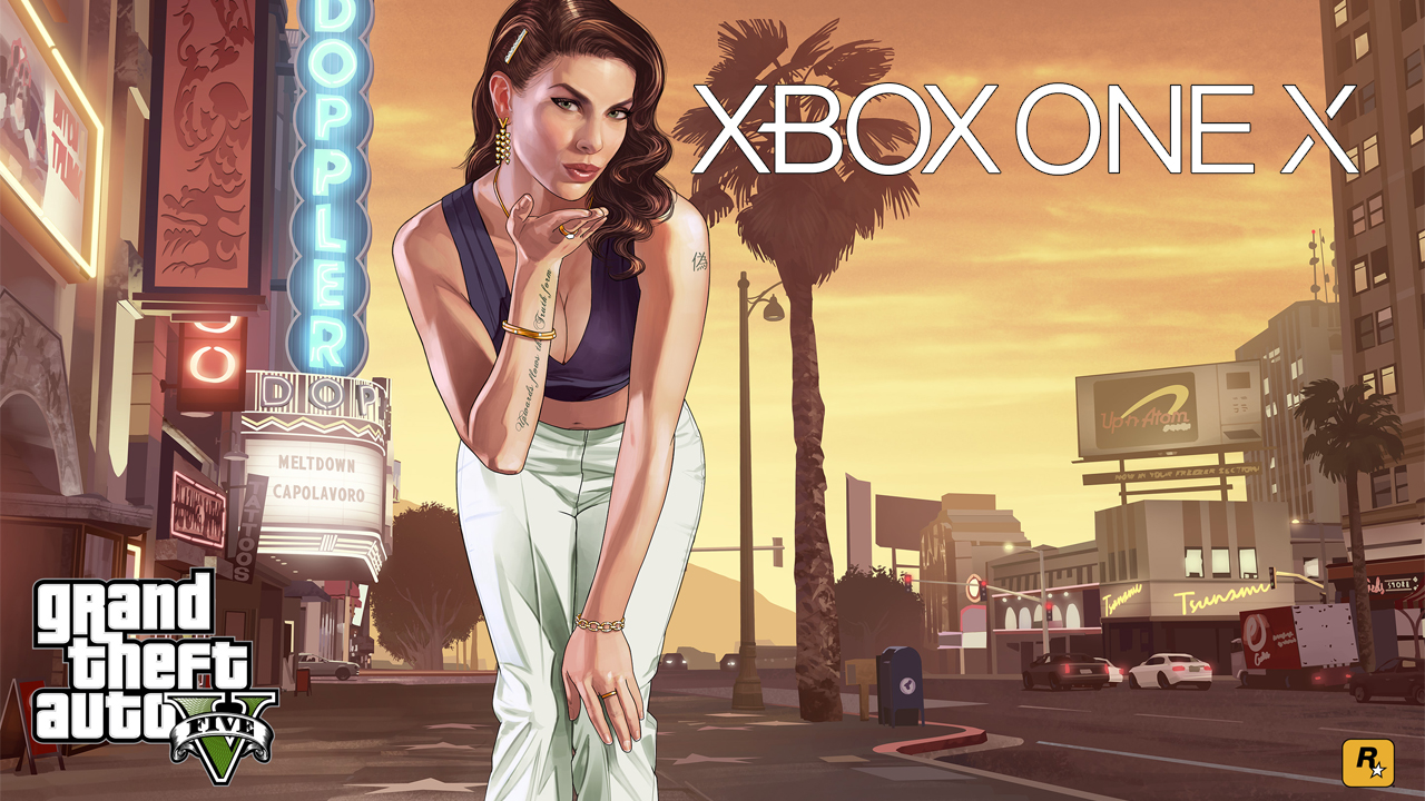 GTA V Xbox One X Temps Chargements Réduits