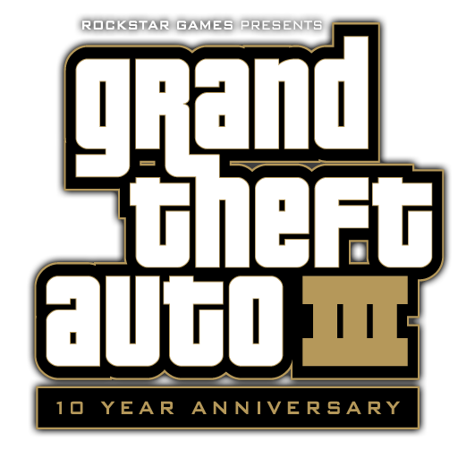 Logo Grand Theft Auto III 10th Anniversary
