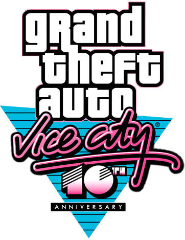 Logo GTA Vice City 10th Anniversary