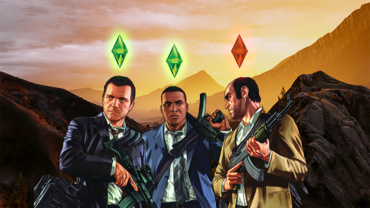 Jouer à Grand Theft Auto V et aux Sims 3 ne rend pas violent !