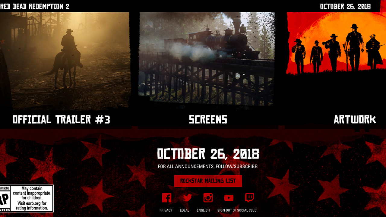 Site Officiel Red Dead Redemption II