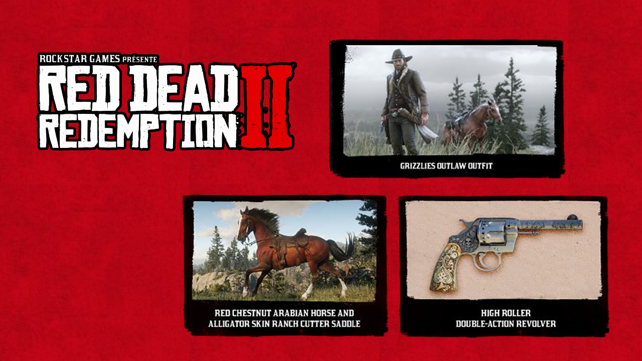 Contenu Avant Première PlayStation RDR II