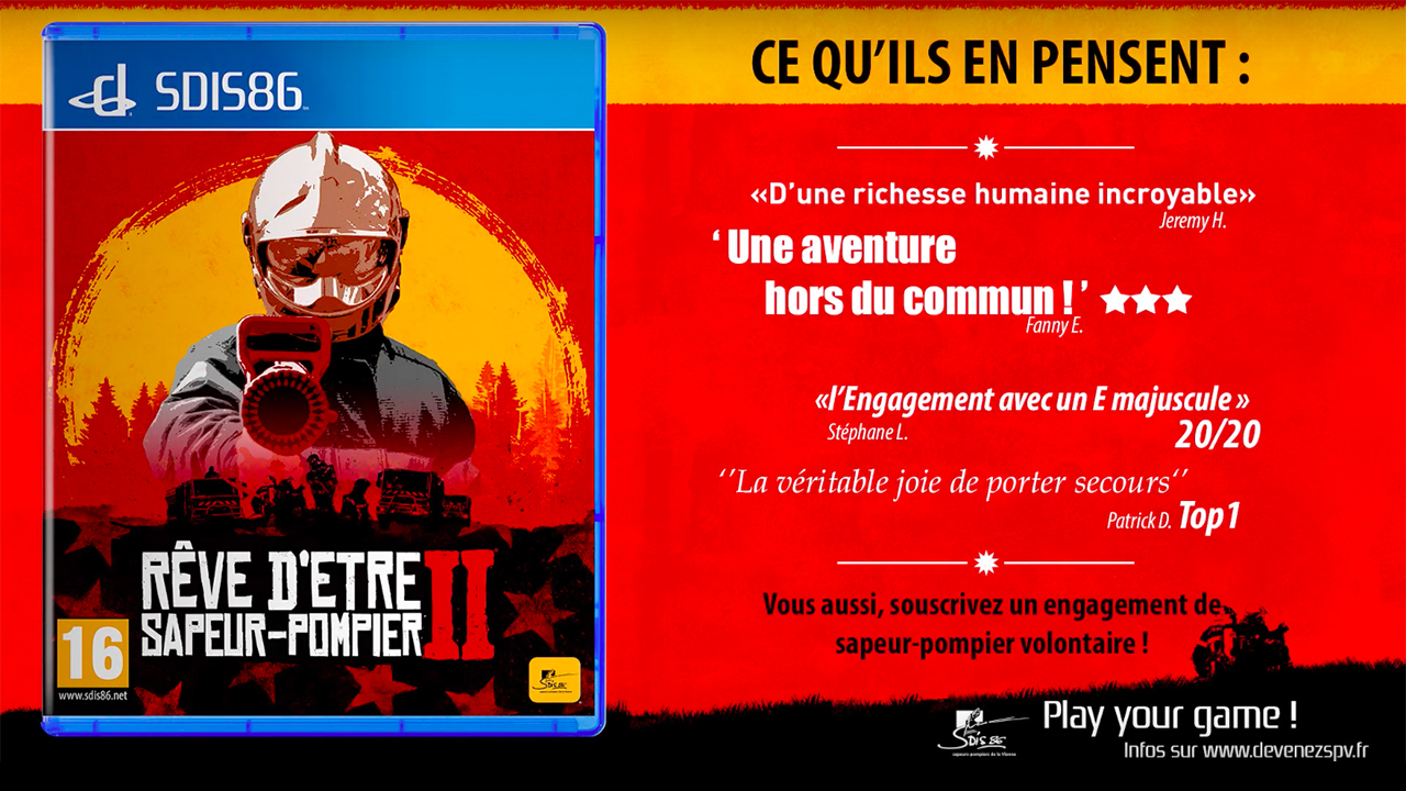 Sapeurs Pompiers Vienne Noël Red Dead Redemption II