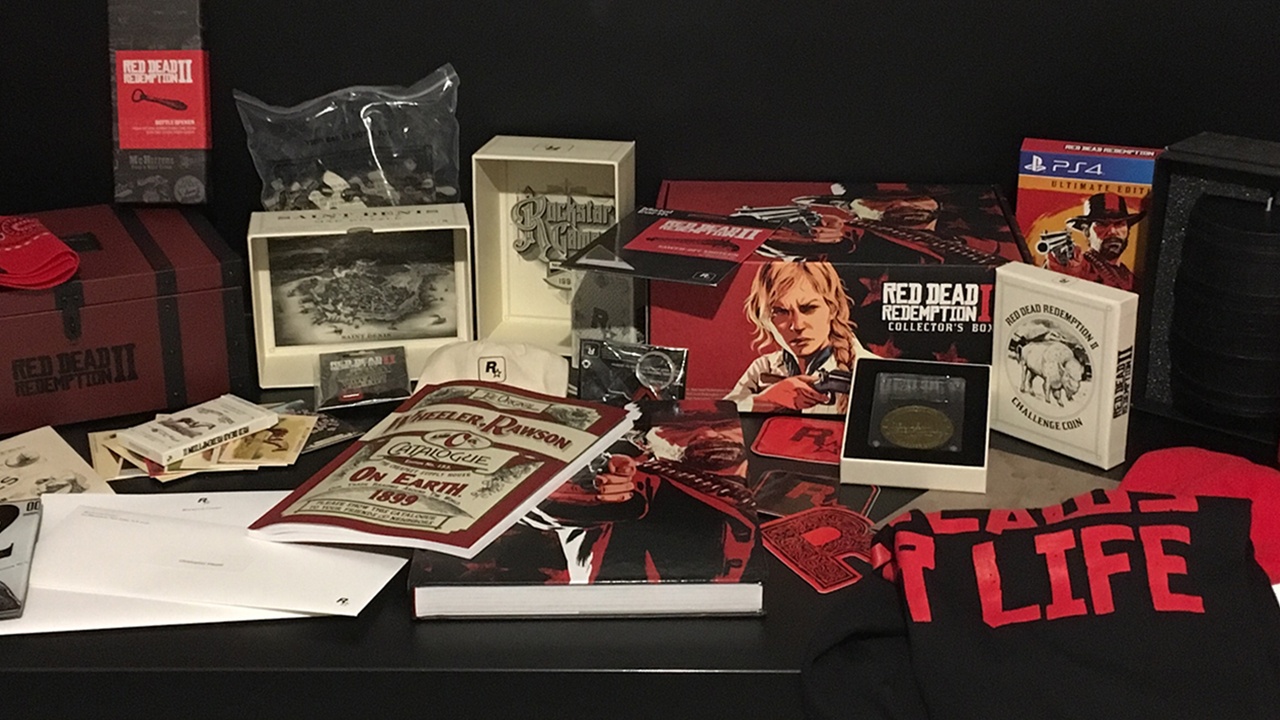 Unboxing Red Dead Redemption II Ultimate, Collector, Guide et Surprise Rockstar Games