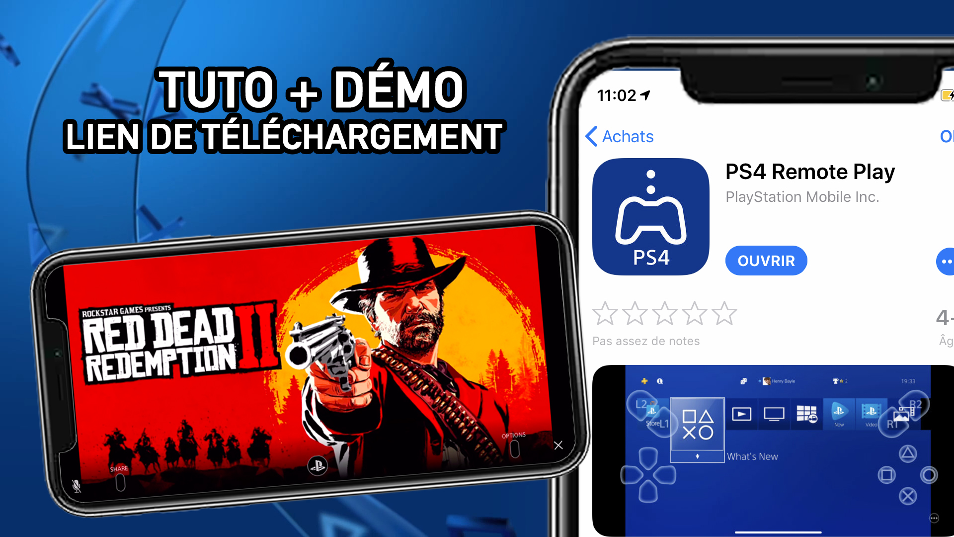 Red Dead Redemption II, GTA V, Mobile PS4