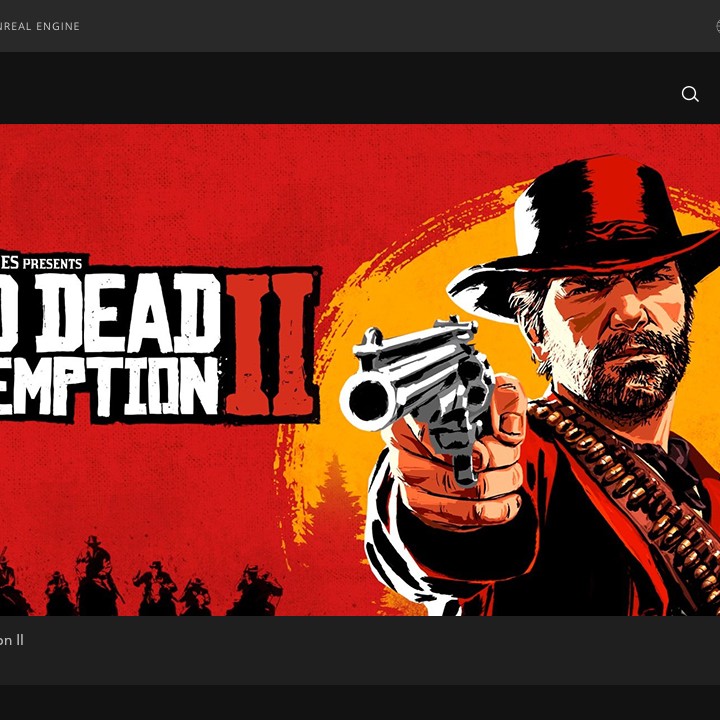 Red Dead Redemption II Epic Games Store annonce 22 Avril 2019