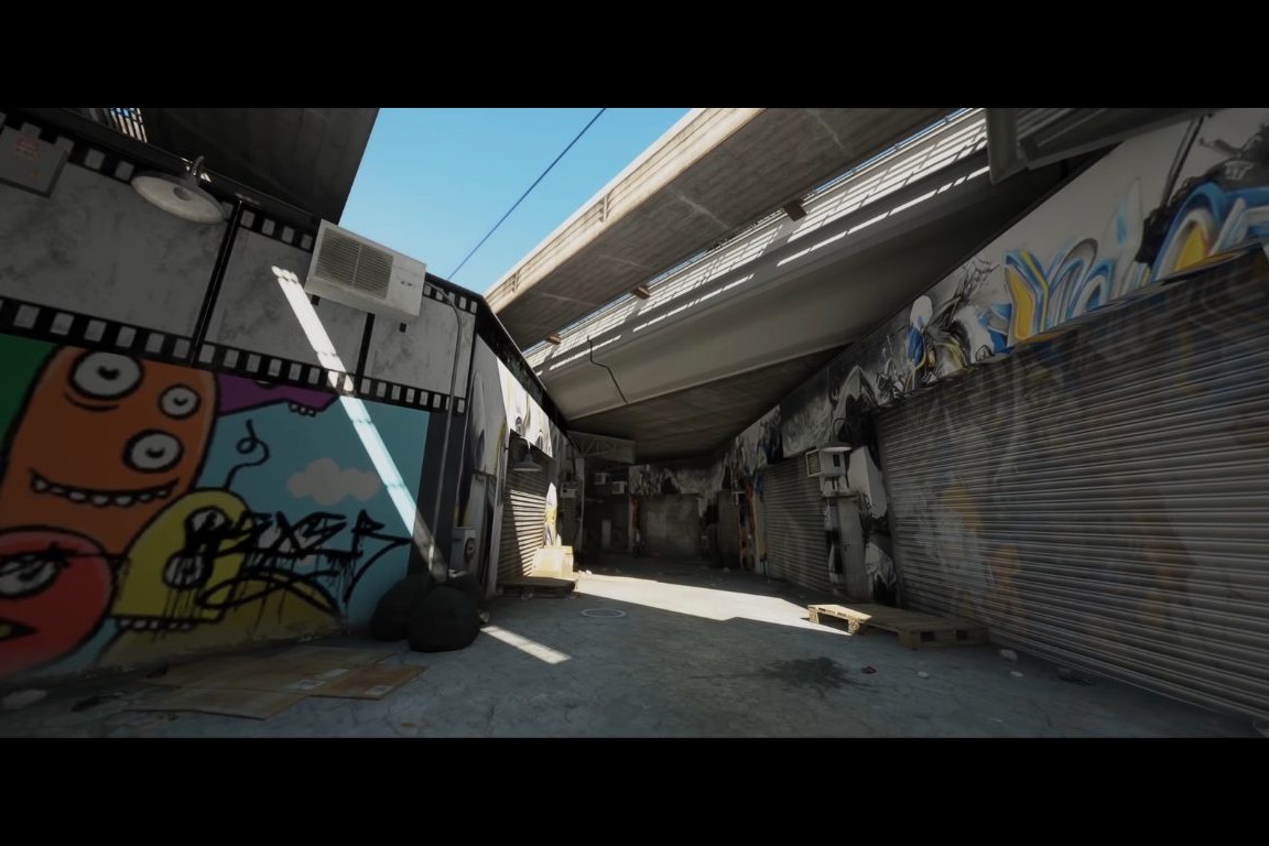 Le ray tracing via ReShade sur GTA V, dans une rue de Los Santos