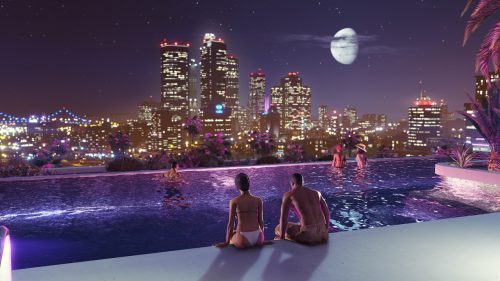 rooftop night