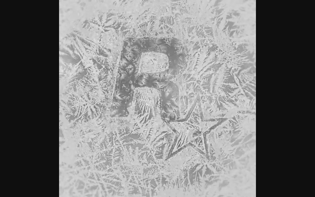 Message Rockstar HolidaysBlack & White