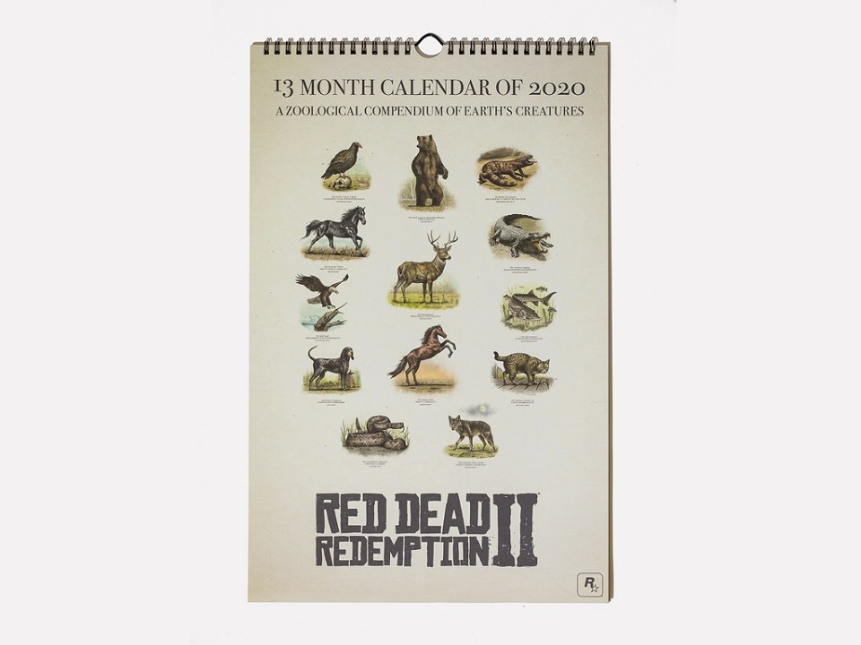 Calendrier Red Dead Redemption 2