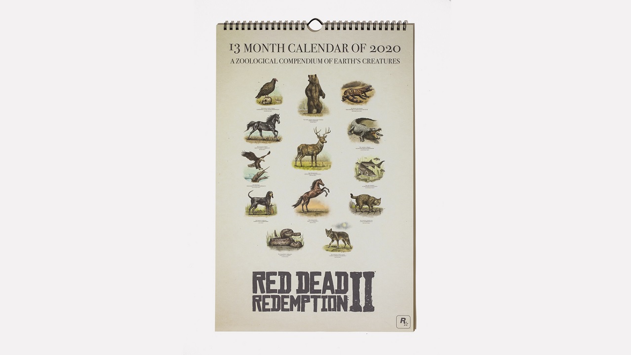 Calendrier Red Dead Redemption 2