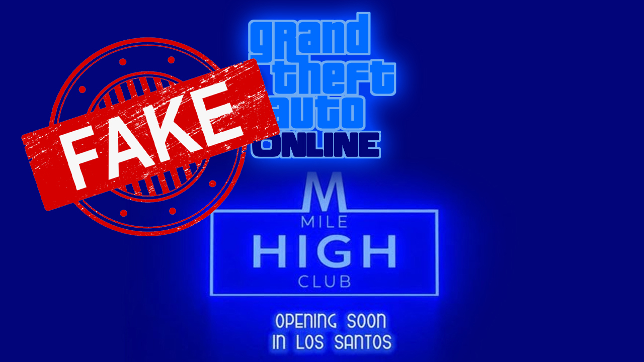 Fake GTA Online Mise à Jour Mile High Club