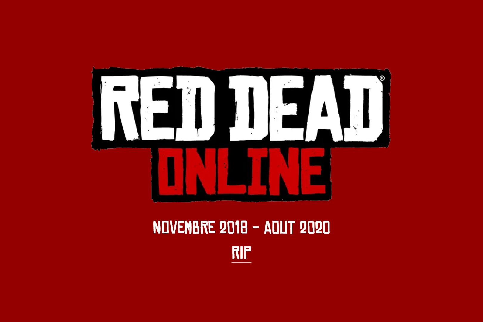 Red Dead Online RIP