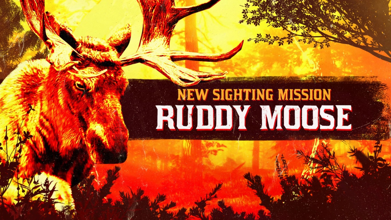 Orignal à bois rougeâtres légendaire Red Dead Online