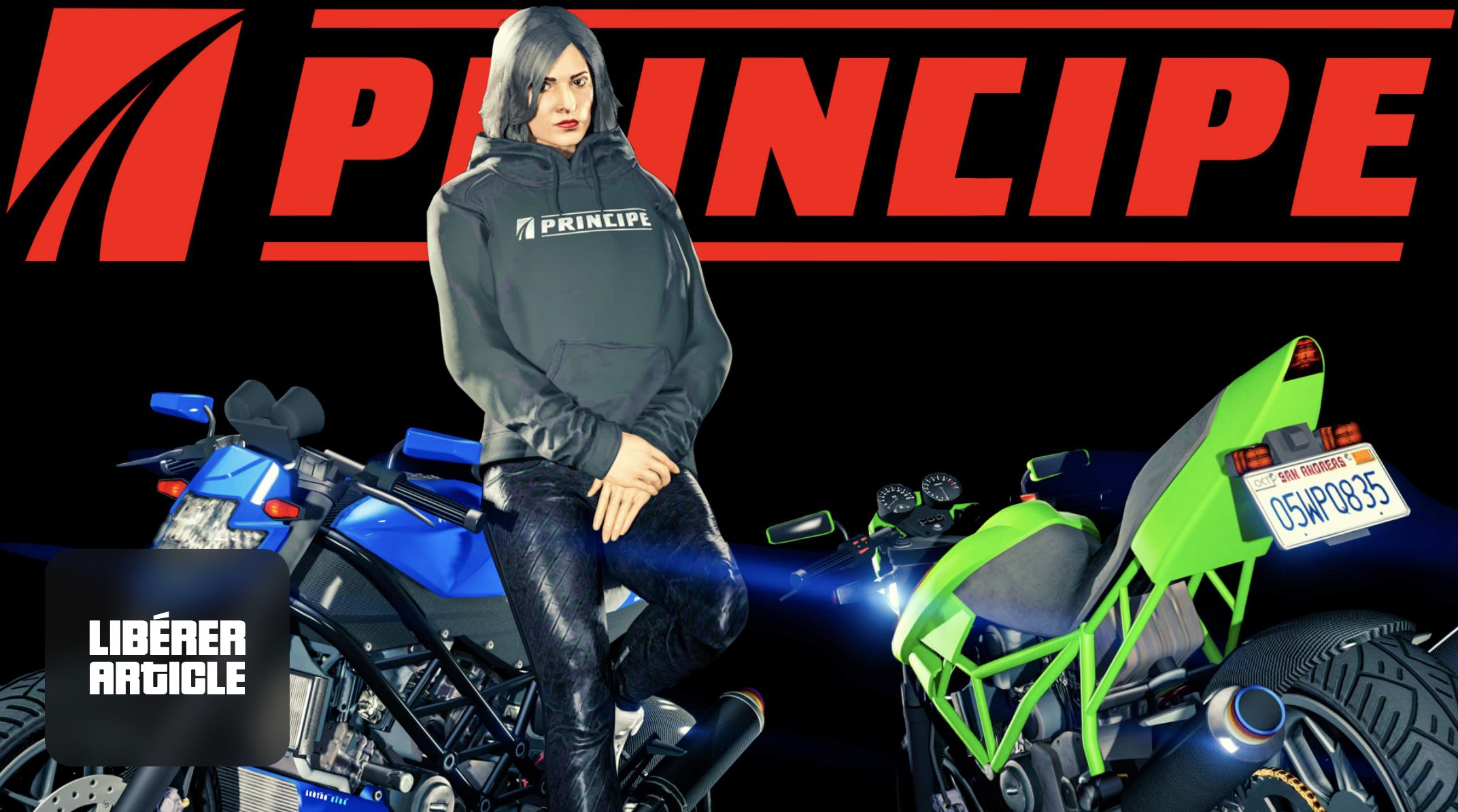 Les bikers pourront se munir du sweat Principe dans GTA Online