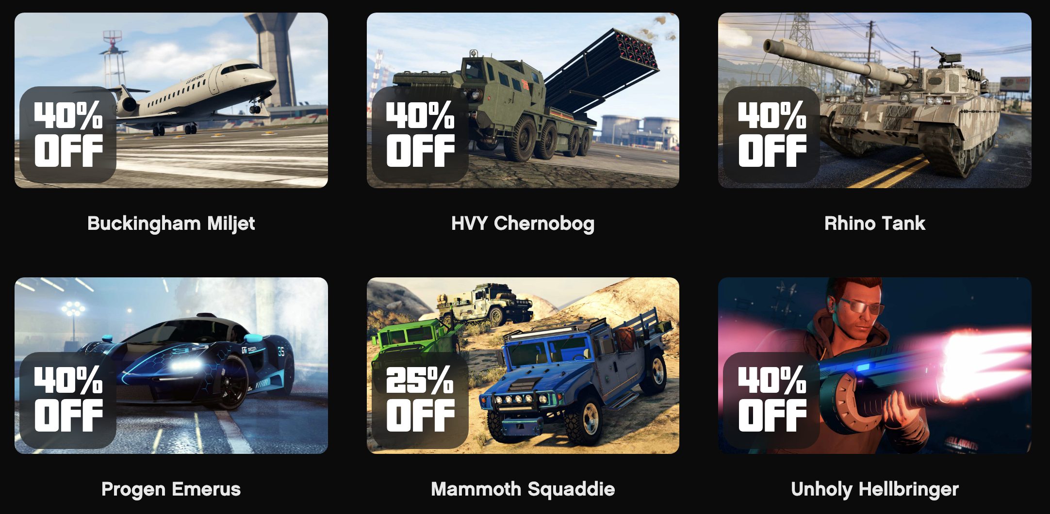 GTA Online Promotions Semaine du 11 Mars
