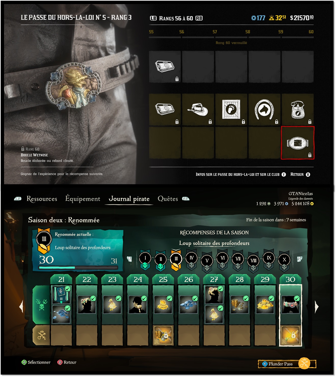 Pass hors la loi vs Plunder