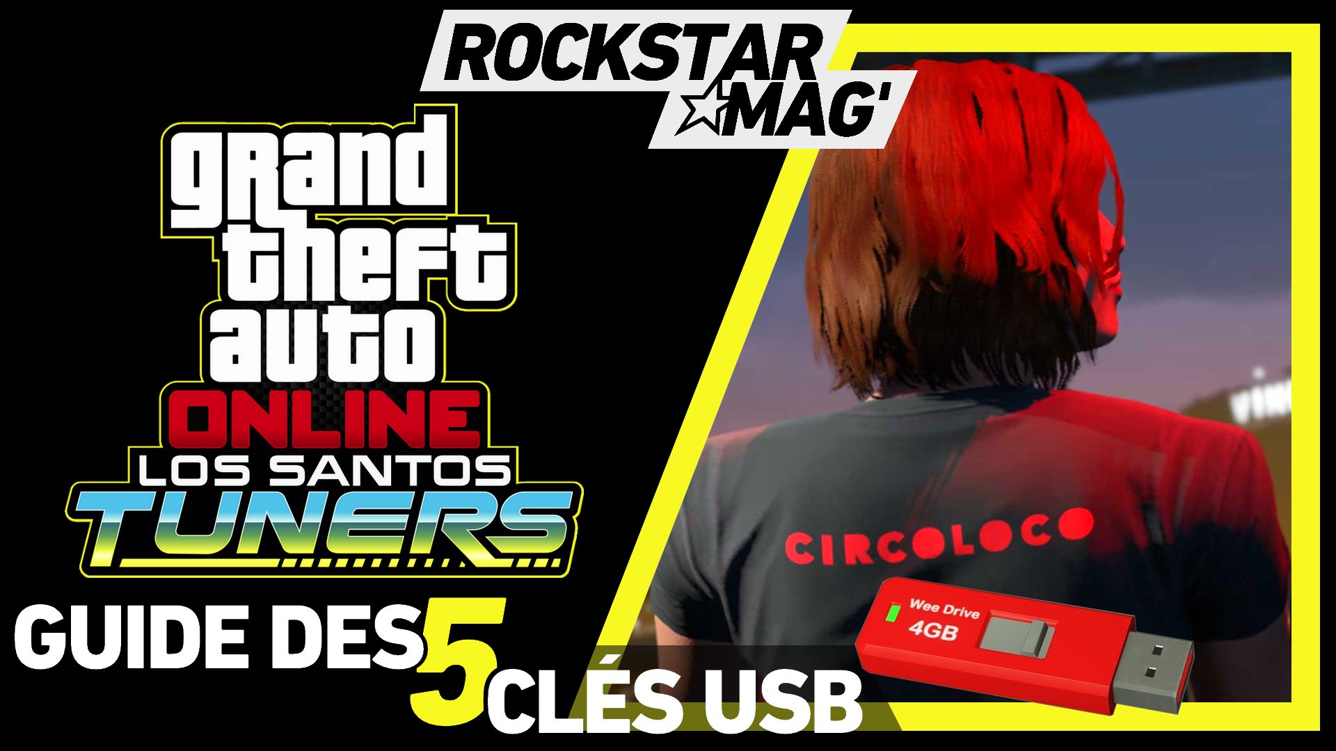 GTA Online Découvrez les emplacements des 5 clés USB à trouver
