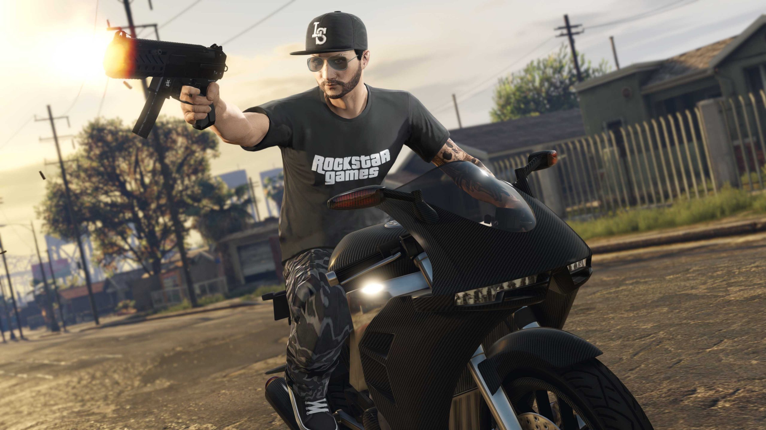 t-shirt police Rockstar Games