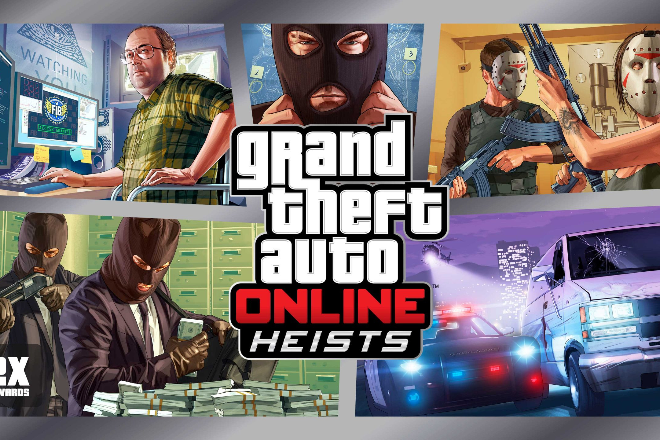 Bannière des braquages originaux de GTA Online