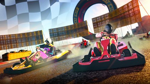 Les karts sont disponibles dans l’éditeur de courses de Rockstar