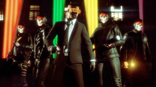 les lunettes lumineuses orange masque émissif orange GTA Online