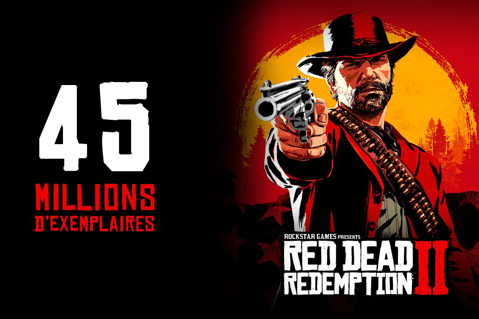 Red Dead Redemption II 45 millions