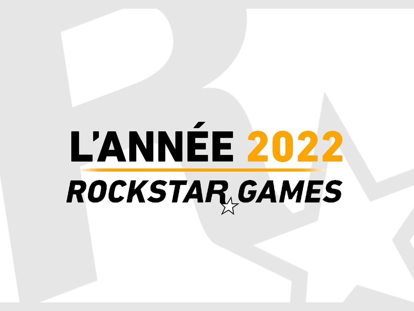 Année 2022 Rockstar Games