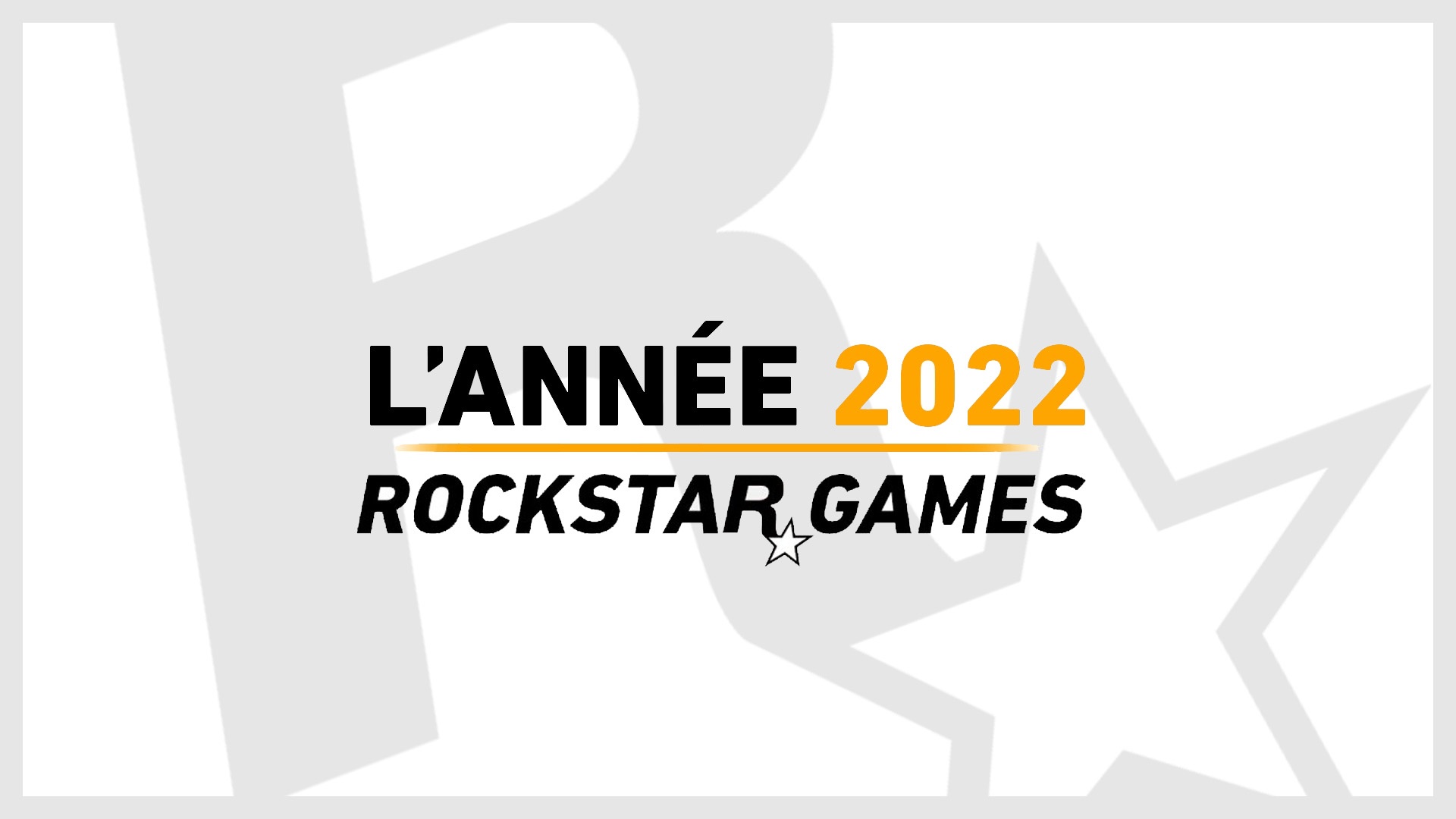 Année 2022 Rockstar Games