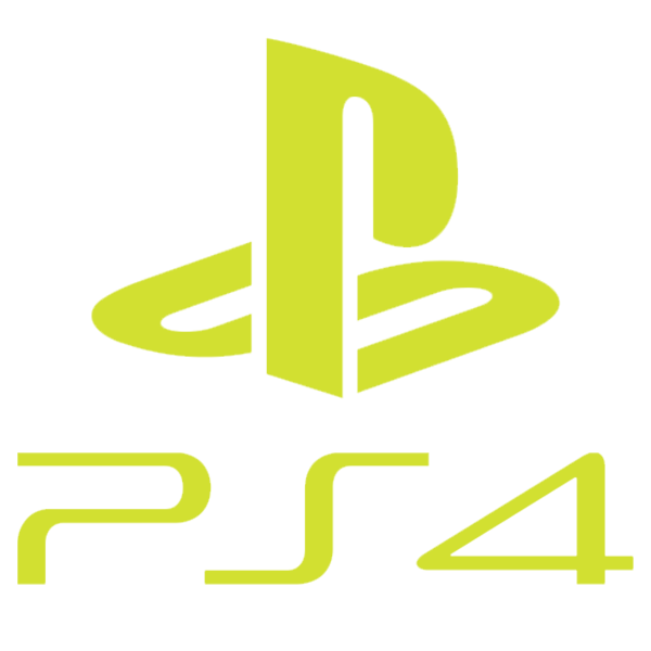 Logo PS4 Vert Pomme