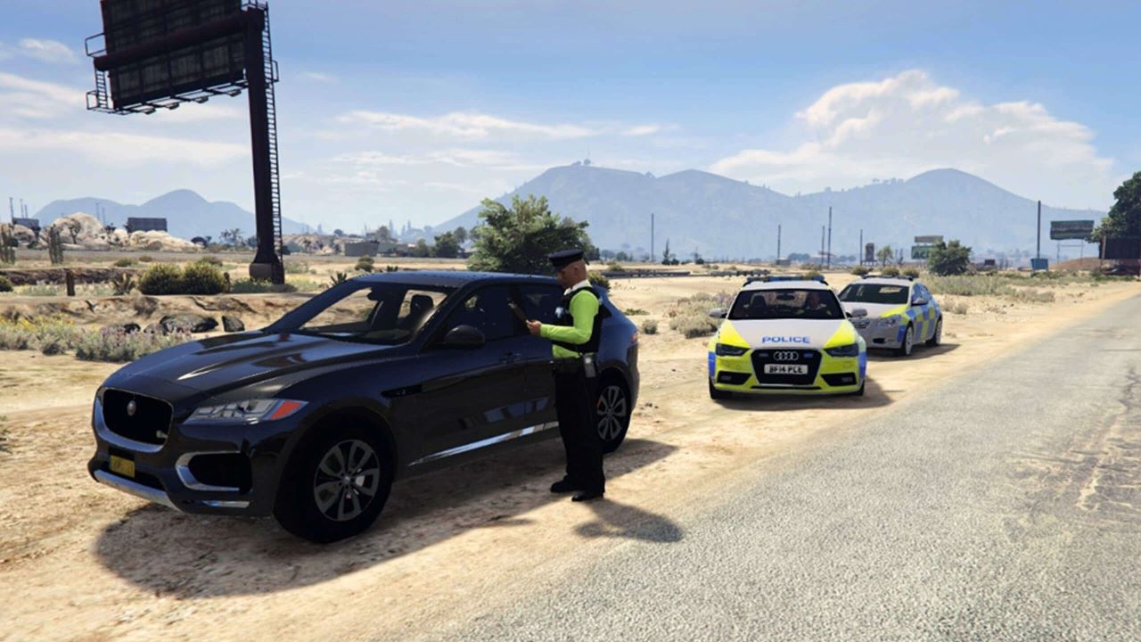 Une scène de RP sur FiveM