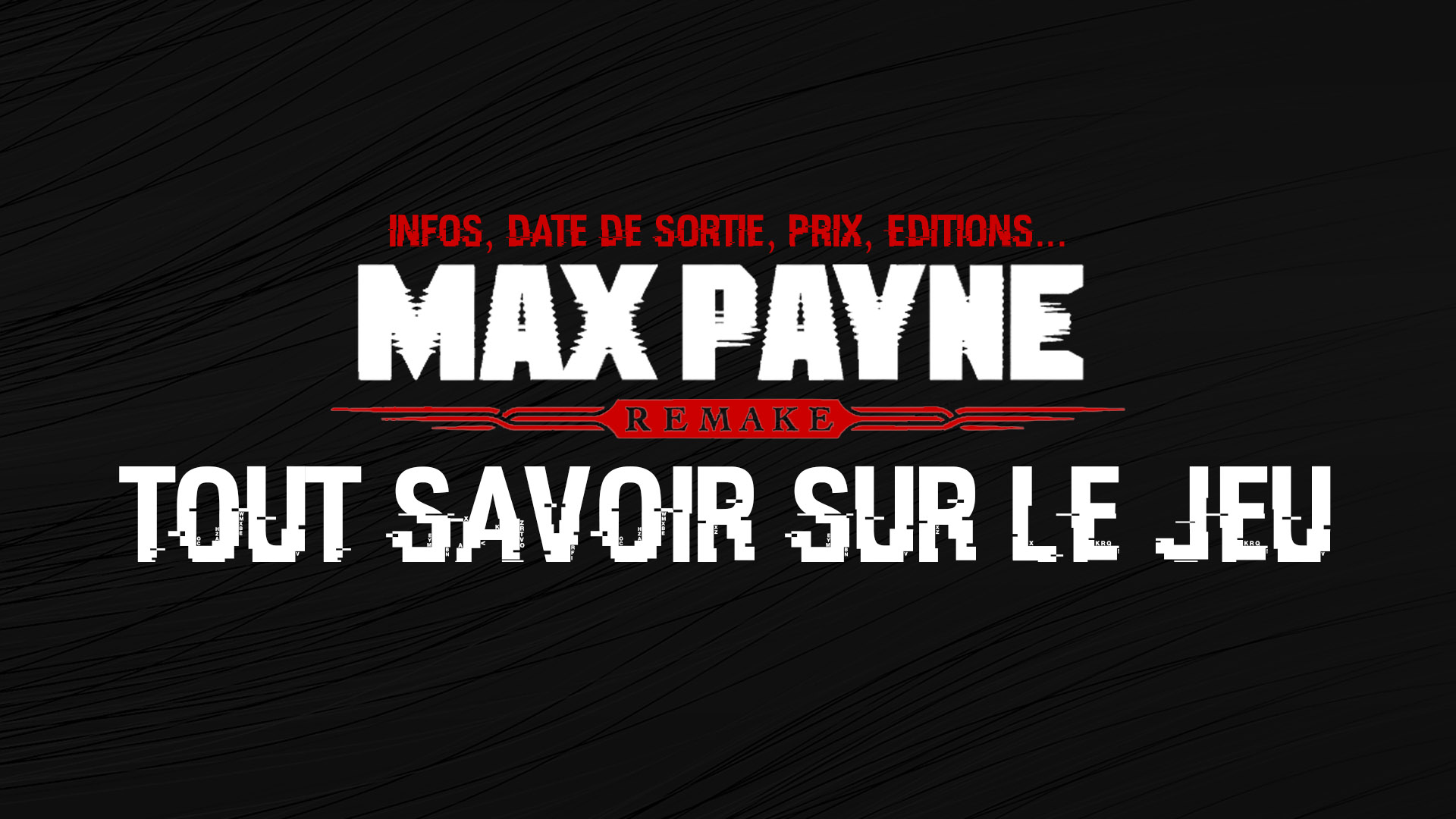 Max Payne Remake tout savoir