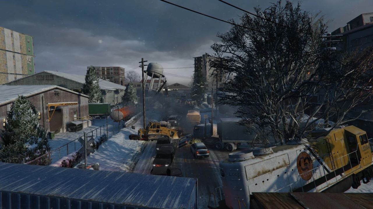 Image non officielle d'une survie sur GTA Online