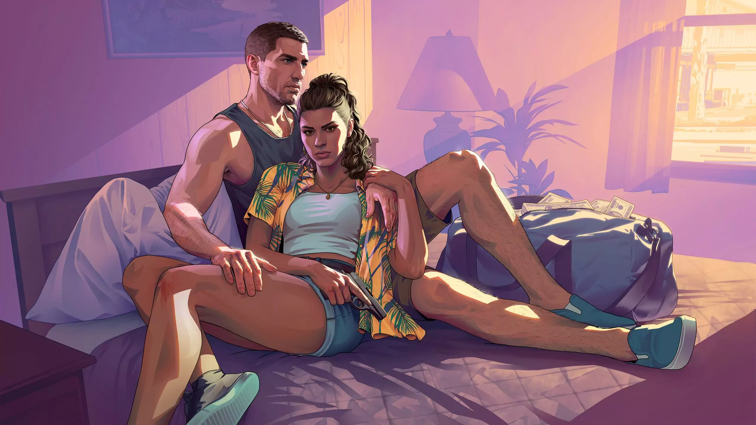 Artwork GTA 6 Jason & Lucia