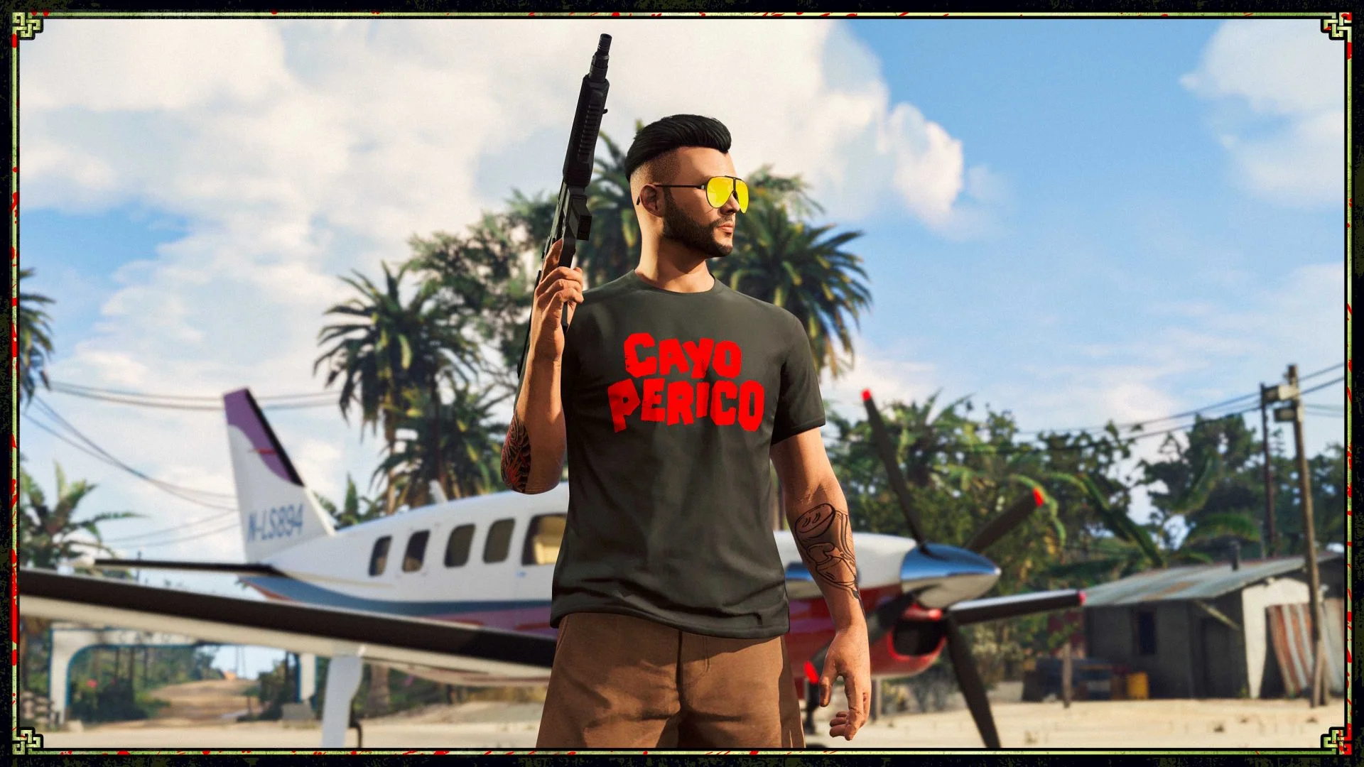 Le t-shirt J'ai survécu Cayo Perico sur GTA Online