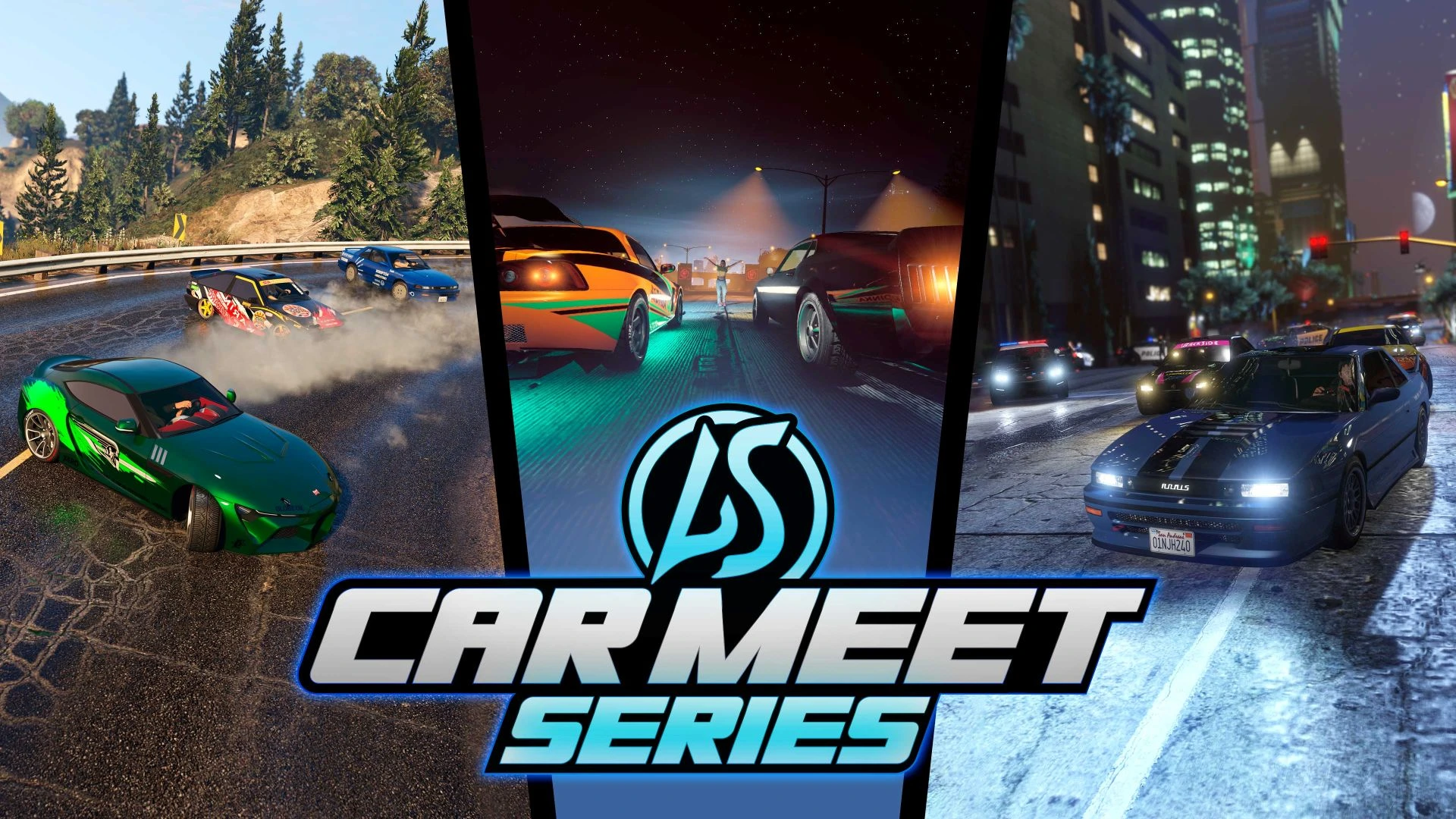 Illustration officielle pour la série LS Car Meet | Drift Week