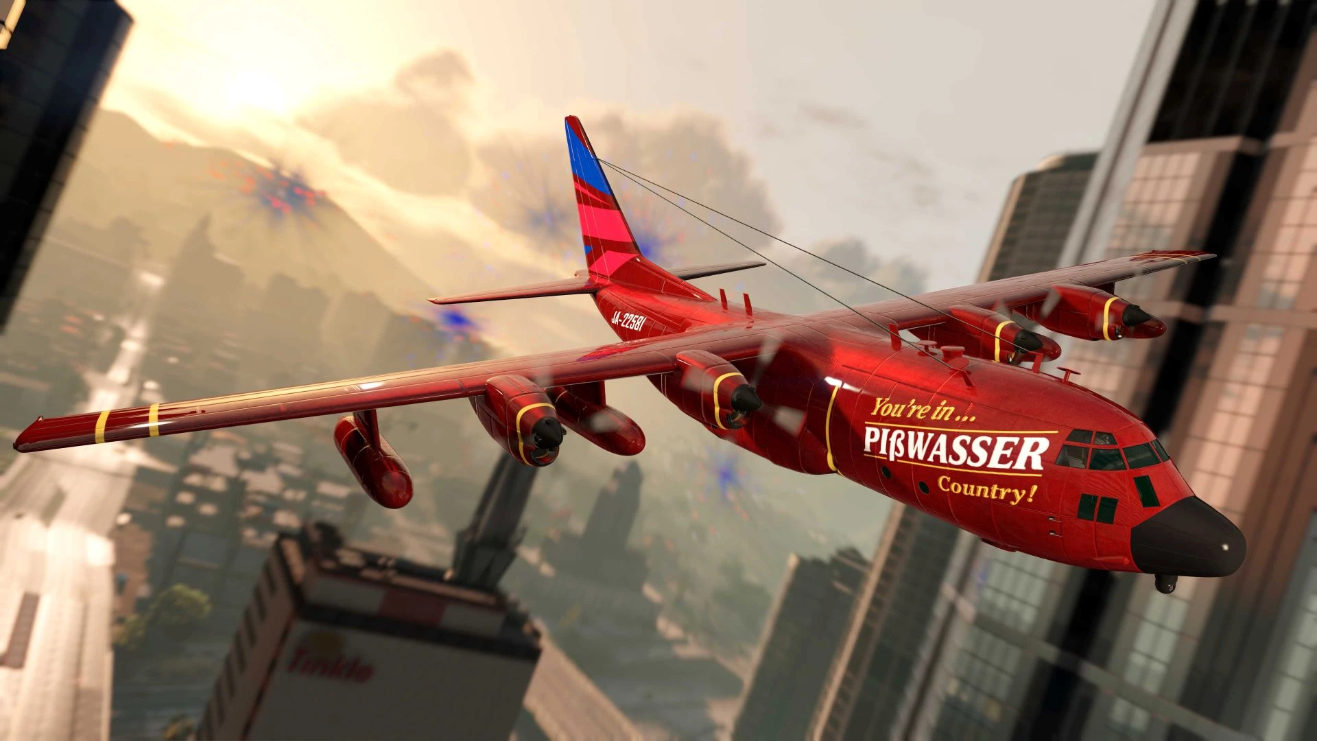 Illustration officielle du Eberhard Titan 250 D avec le motif Pißwasser | Semaine des bonus sur les missions du central