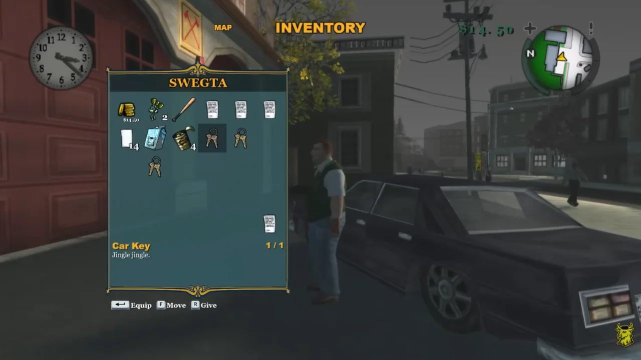 Bully ONLINE screenshot inventaire