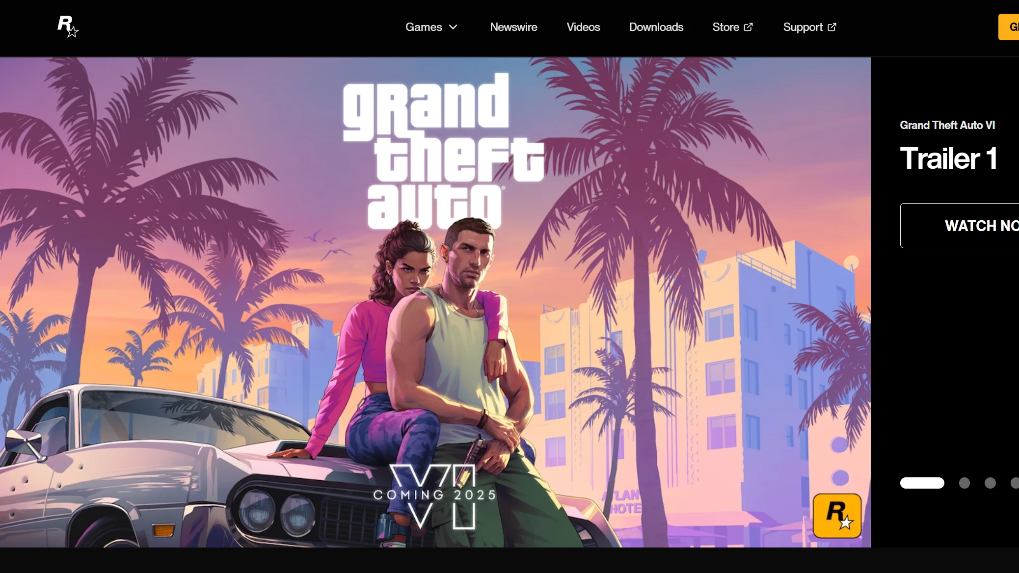 Rockstar site avant la mAJ
