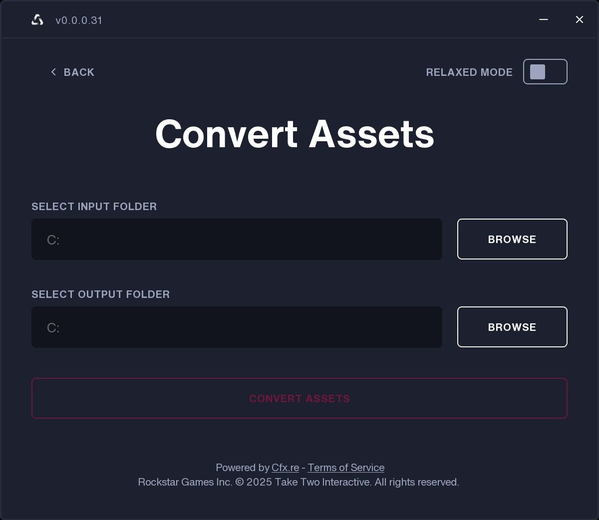 Interface de l'outil Alchemist