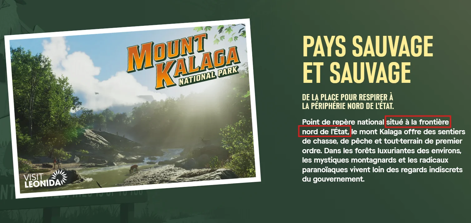 La description officielle du mont Kalaga