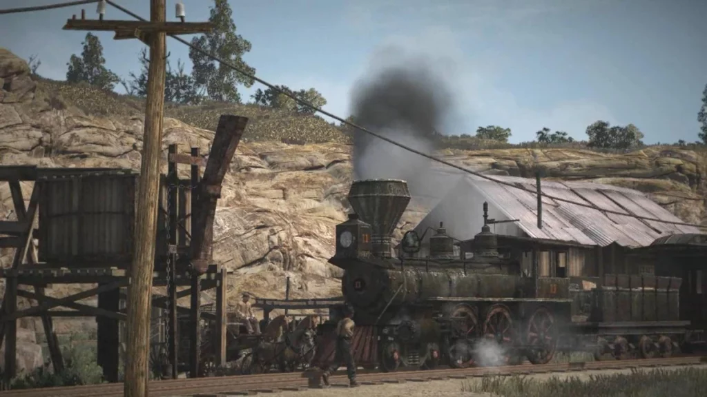 Un train terminé dans Red Dead Redemption