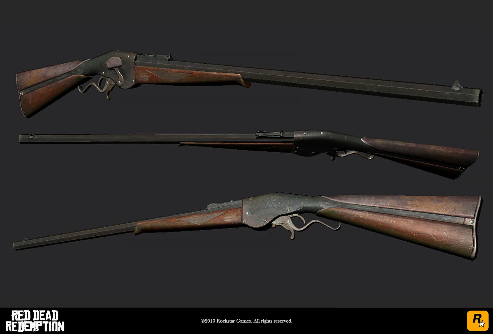 Une arme de Red Dead Redemption pendant son développement