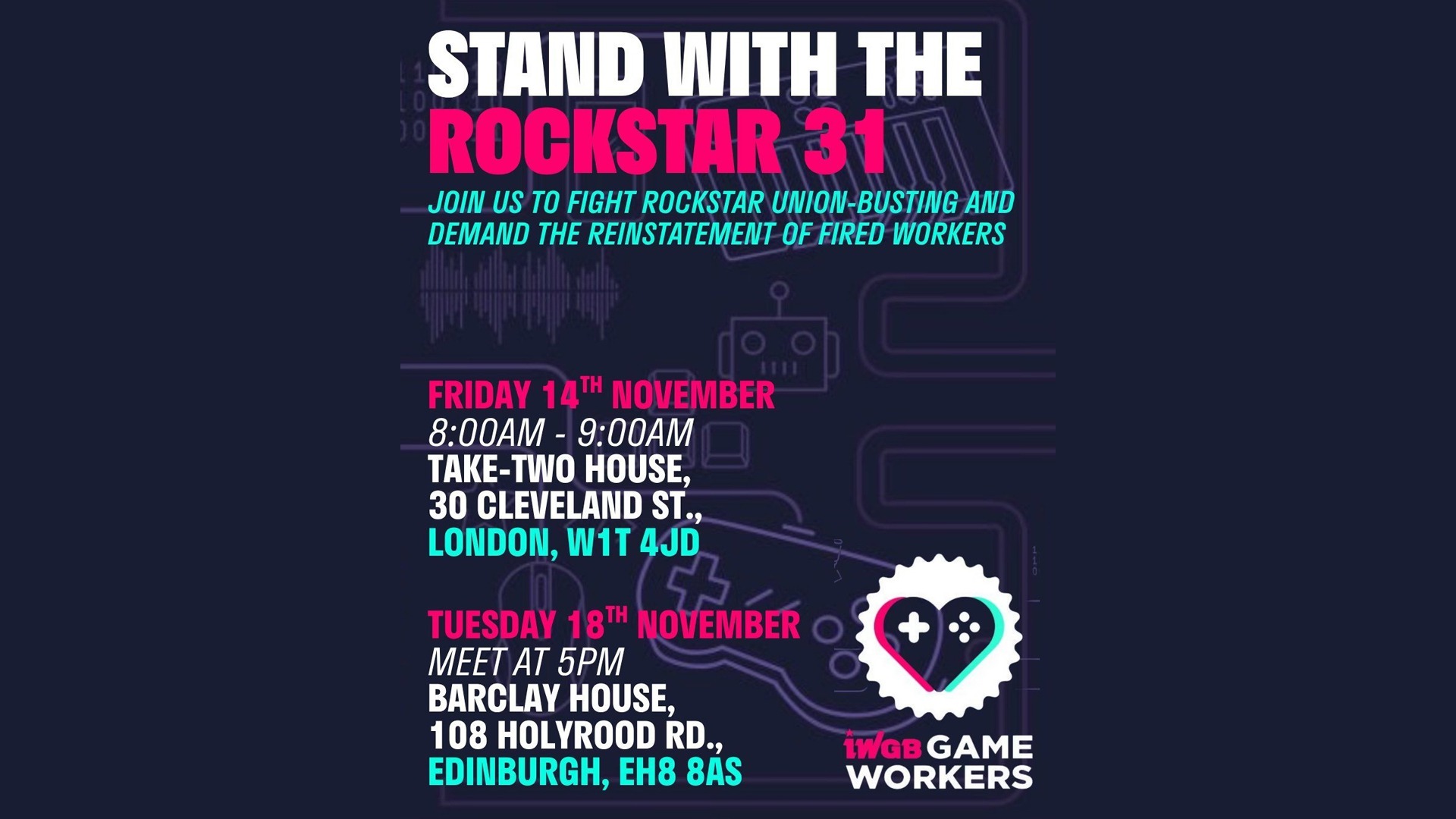 Nouvelles Manifs IWGB