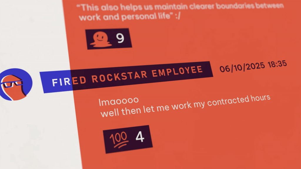 Message Employé Rockstar viré Discord IWGB