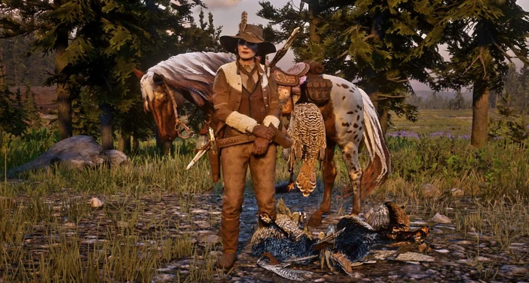 Tenue inspirée de la communauté sur Red Dead Online © Rockstar Games